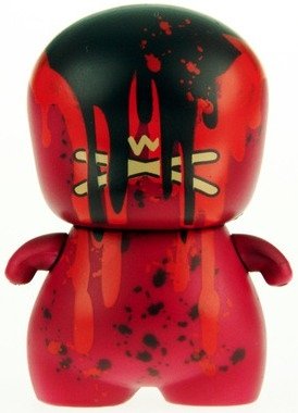 Wrath figure by Kidrobot, produced by Red Magic. Front view.