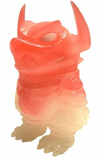 Mini Destdon - Ice Red figure by Touma, produced by Monstock. Front view.