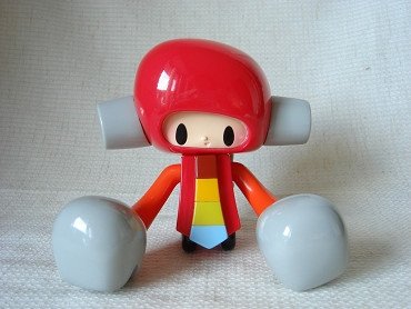NAno (Itokin Regular Red) figure by Itokin Park, produced by One-Up. Front view.