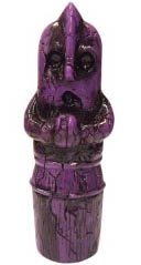 Training Man (Gonzalez) - Black/Purple Rub figure by Mori Katsura, produced by Realxhead. Front view.