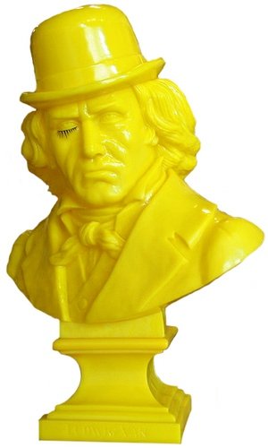 Ludwig Van Bust figure by Frank Kozik, produced by Ultraviolence. Front view.
