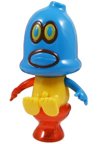 Chicchi - Toy Block figure by Goccodo. Front view.