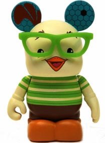 Chicken Little figure by Monty Maldovan, produced by Disney. Front view.