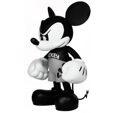 Bloc28 Mad Mickey - Mono figure by Les Schettkoe, produced by Mindstyle. Front view.