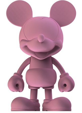 Mickey Mouse - Design It Yourself (Pink Edition) figure by Disney, produced by Play Imaginative. Front view.