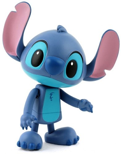 Stitch figure by Disney, produced by Hot Toys. Front view.