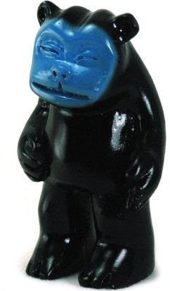 Fuzzie the Bear figure by Spencer Hansen, produced by Blamo Toys. Front view.