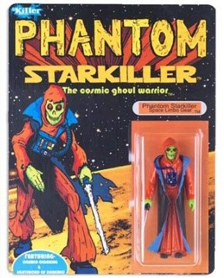 Phantom Starkiller - The Cosmic Ghoul Warrior - SDCC 2013 figure by Killer Bootlegs, produced by Killer Bootlegs. Front view.