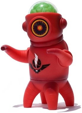 Spore Trooper Commander - Shaded Red  figure by Alimaña Toys, produced by Alimaña Toys. Front view.