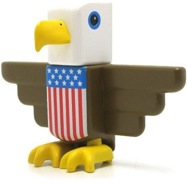 Hello™ Toy - Uncle Sam figure by H5, produced by Artoyz Originals. Front view.