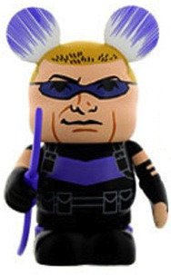 Marvel Hawkeye figure by Thomas Scott, produced by Disney. Front view.