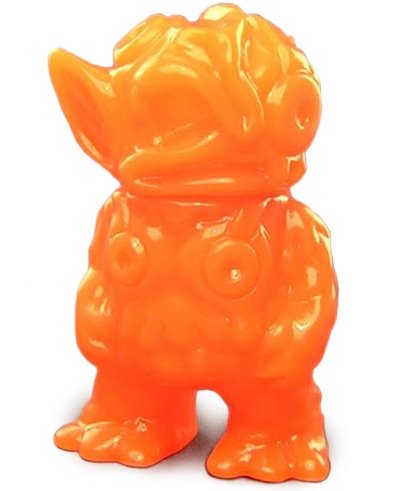Micro Ooze Bat - Orange figure by Chanmen, produced by Gargamel. Front view.