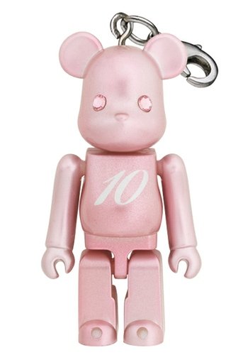 Birthday Be@rbrick 70% - 10 figure, produced by Medicom Toy. Front view.