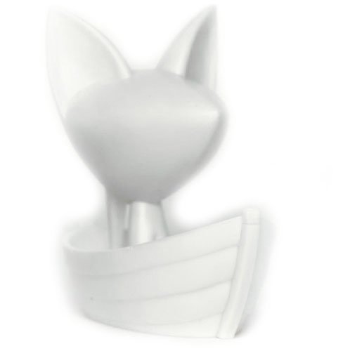 Moon Fox - Cloudwhite figure by Sergey Safonov, produced by Crazylabel. Front view.