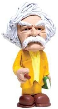 Mark Twain  figure, produced by Jailbreak Toys. Front view.
