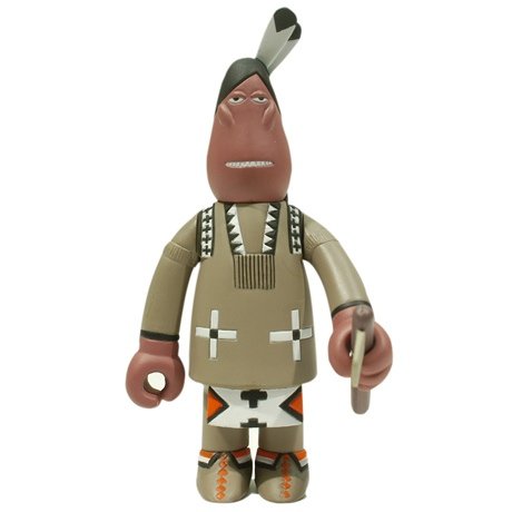 Strong Running River  figure by James Jarvis, produced by Amos Toys. Front view.