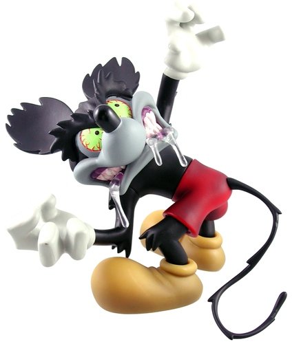 Mickey Mouse Runaway Brain  figure by Monster 5, produced by Span Of Sunset Inc. X Disney. Front view.