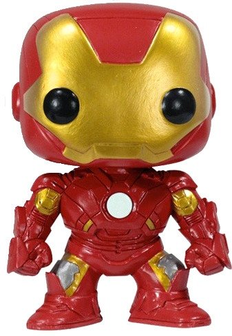 Iron Man (The Avengers Movie/Mark VII) figure by Marvel, produced by Funko. Front view.