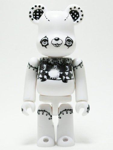 Feminyan Square Pants - Secret Be@rbrick Series 18 figure by Feminyan, produced by Medicom Toy. Front view.