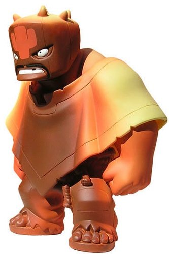 Tequila Carai  figure by Jerry Frissen And Gobi, produced by Muttpop. Front view.