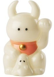 Fortune Uamou - GID/Orange figure by Ayako Takagi, produced by Uamou & Realxhead. Front view.
