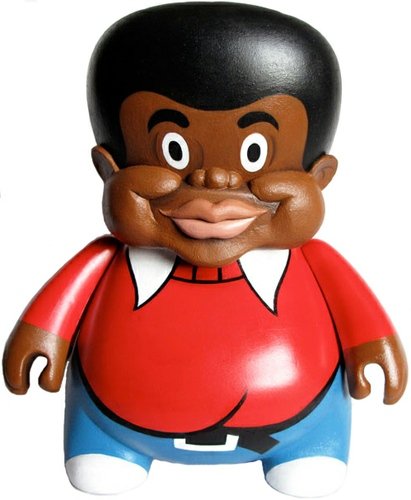 Fat Albert figure by Kano. Front view.