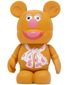 Fozzie Bear figure by Monty Maldovan, produced by Disney. Front view.