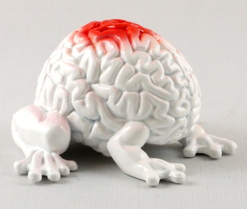 Hin Maru Jumping Brain figure by Emilio Garcia, produced by Toy2R. Front view.