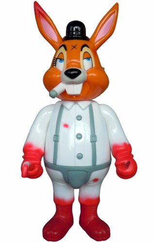 A Clockwork Carrot - Redrum figure by Frank Kozik, produced by Blackbook Toy. Front view.