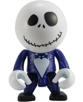 Jack Skellington Trexi (Blue) figure by Disney, produced by Play Imaginative. Front view.