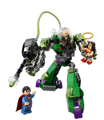 LEGO Super Heroes Superman Vs Power Armor Lex 6862 figure, produced by Lego. Front view.