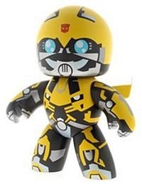 Bumblebee (Movie) figure, produced by Hasbro. Front view.