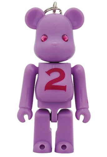Birthday Be@rbrick 70% - 2 figure, produced by Medicom Toy. Front view.