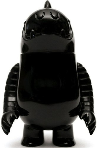 Leroy C. - Unpainted Black figure by Invisible Creature, produced by Super7. Front view.