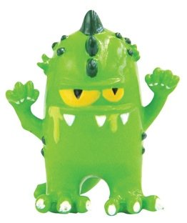 Gobzilla figure, produced by Oddco Ltd.. Front view.