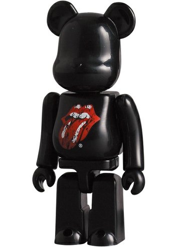 Rolling Stones Be@rbrick 100% figure by Rolling Stones, produced by Medicom Toy. Front view.