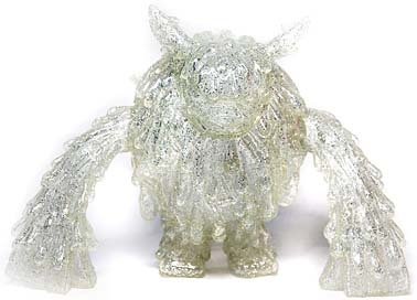 Clear Glitter Magman figure by Touma, produced by Wonderwall. Front view.