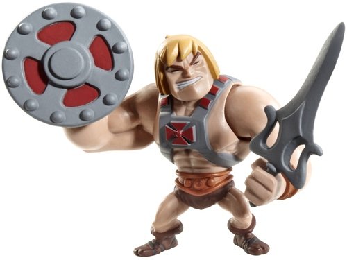 He-Man figure by Roger Sweet, produced by Mattel. Front view.