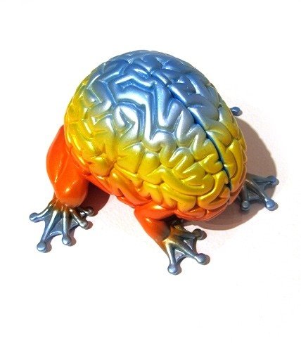 Jumping Brain 5 Hp Resin F figure by Emilio Garcia. Front view.
