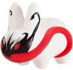 Anti-Venom Labbit figure by Marvel, produced by Kidrobot. Front view.