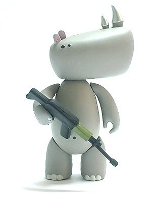 Affonso figure by Patrick Ma, produced by Rocketworld. Front view.