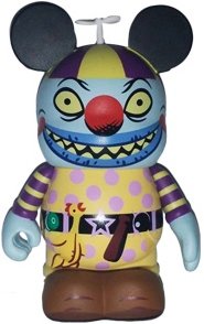 Clown figure by Casey Jones, produced by Disney. Front view.