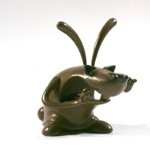 Tchoki - Choco Rabbit Edition figure by Pew36 Animation Studios. Front view.
