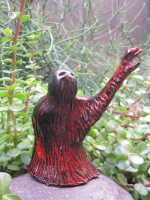 Ghoul figure by Ricky Wilson, produced by Velocitron. Front view.