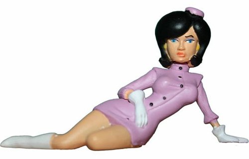 Dr. Girlfriend figure, produced by Kidrobot. Front view.