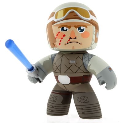 Luke Skywalker (Hoth) figure, produced by Hasbro. Front view.