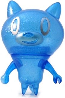 Mao Cat - Clear Blue Glitter figure by Touma, produced by Toumart. Front view.