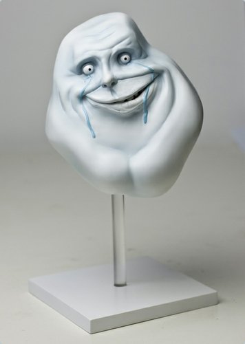Forever Alone figure by Henning Sanden. Front view.