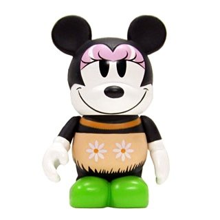 Hula Minnie Mouse figure by Eric Caszatt, produced by Disney. Front view.