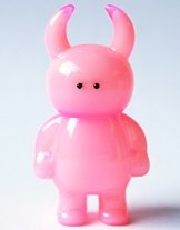 Uamou Soft Vinyl - Inner Glow Pink figure by Ayako Takagi, produced by Uamou. Front view.